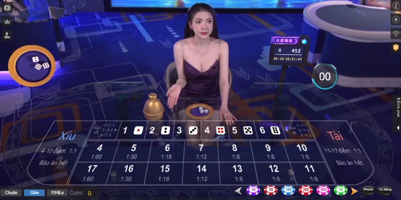 Bàn cá cược Sicbo hấp dẫn tại sảnh WM Casino